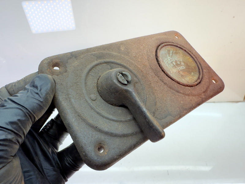 Vintage Original 1919 - 1925 Ford Model T Switch Gauge Dash Plate C24-43