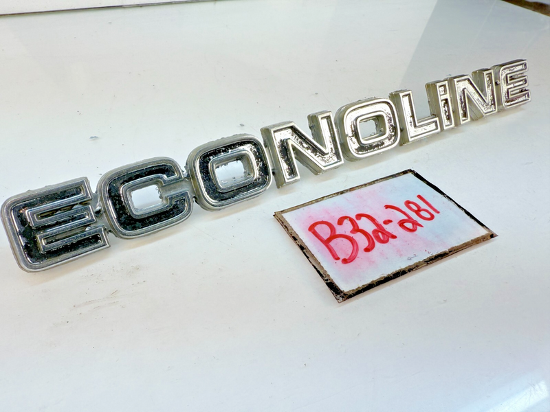 75 - 80 Ford OEM D5UB-1125632-A Econoline Van Rear Quarter Panel Emblem B32-281