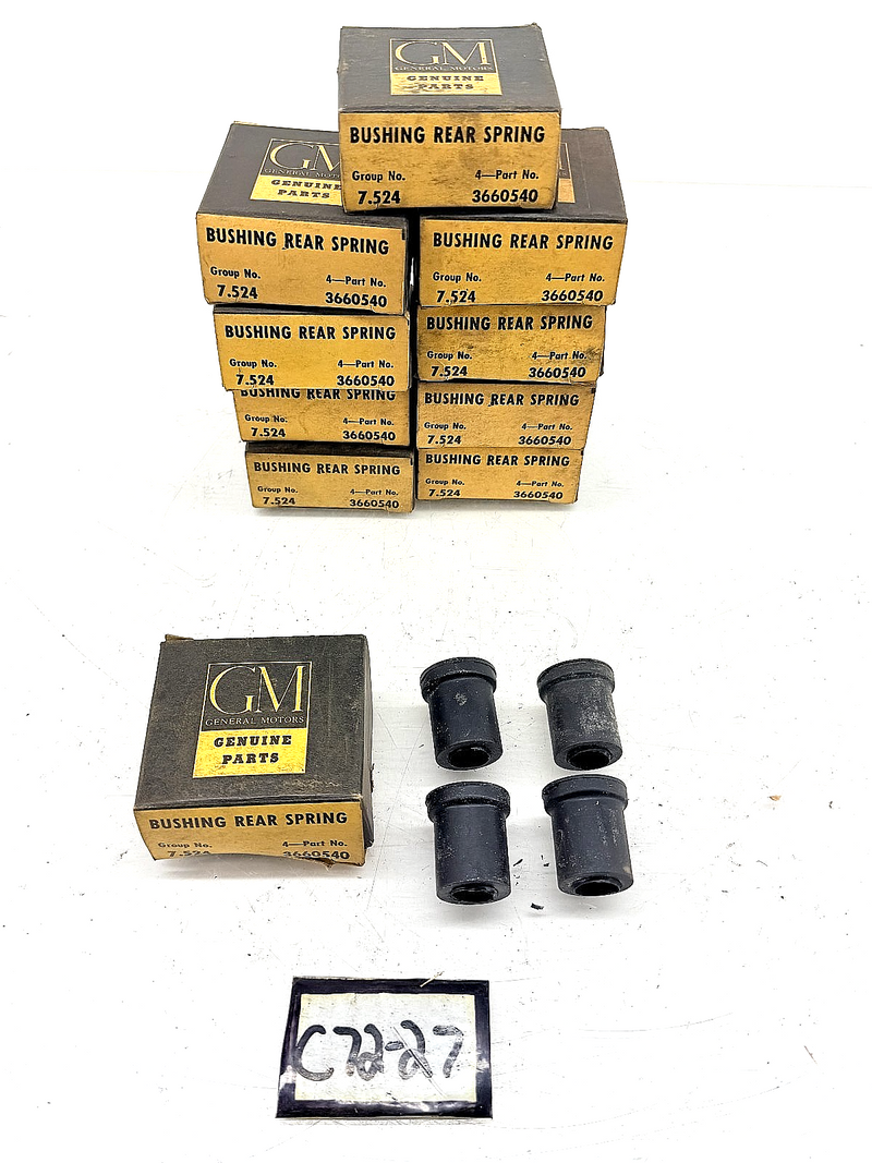 (1) NOS 1940 - 1964 Chevy Master Bel Air Bushing Rear Spring Set 3660540 C72-27