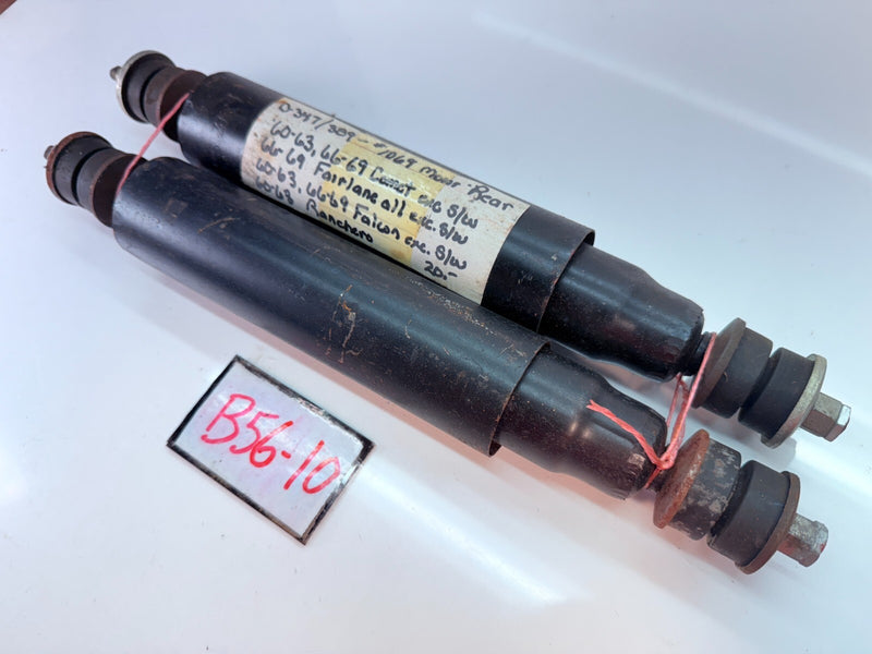 NOS VINTAGE 1960 - 1969 FORD FAIRLANE FALCON RANCHERO MONROE REAR Shocks B56-10