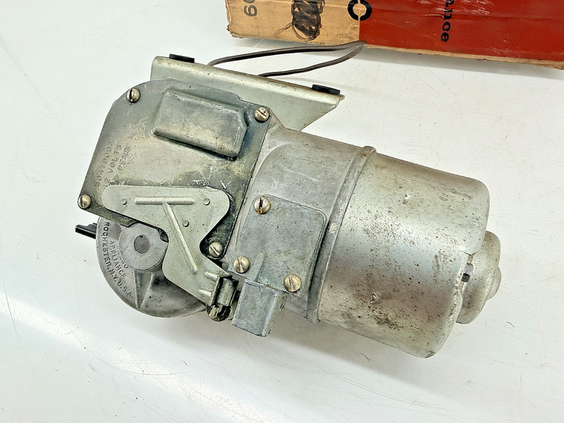 NOS Delco 1955 1956 1957 Chevy GMC Truck Electric Wiper Motor GM 5047909 C70-3