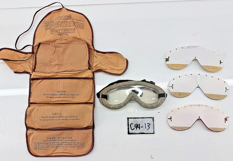 WWII US All Purpose Polaroid Goggle Lens Kit No. 1021 -Complete- WILLYS C44-13