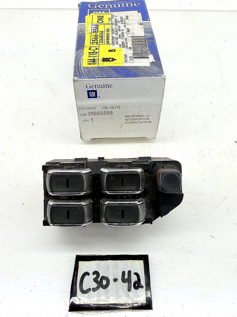 OEM 1997 - 1999 Cadillac Deville Power Window Switch 25668566 C30-42