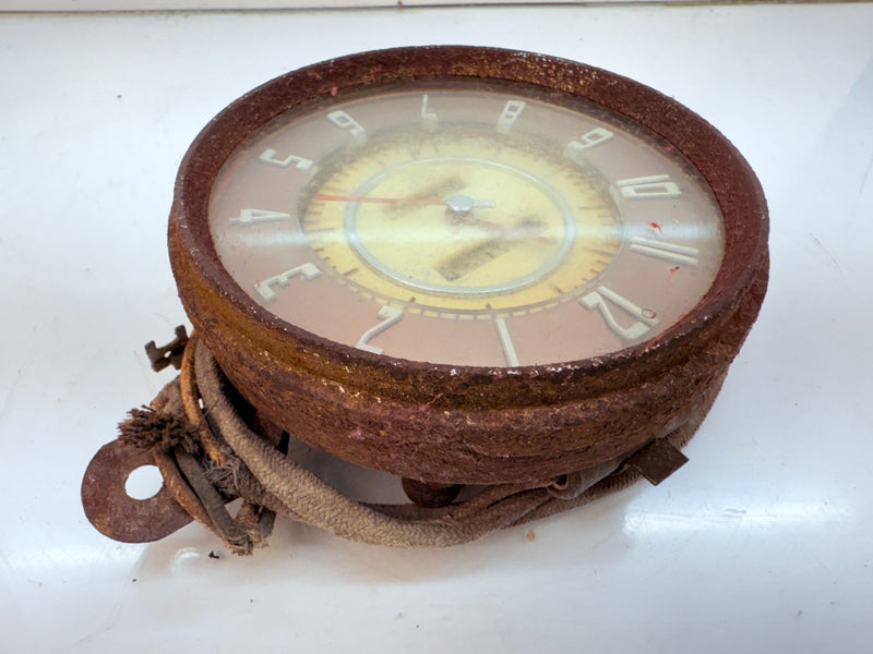 VINTAGE OEM 1947 BUICK DASH CLOCK ROSE GOLD B-23