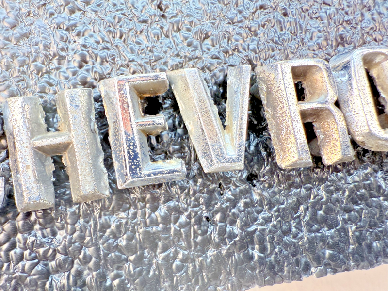 OEM 1960 1961 Chevy Impala Bel Air Chrome HOOD LETTERS "CHEVROLET" 60 61 E5-72