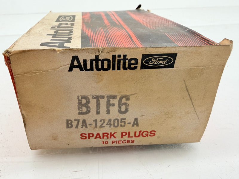 NOS 1957 FORD Thunderbird Spark Plugs FoMoCo Autolite BTF6 B7A-12405-A C66-50