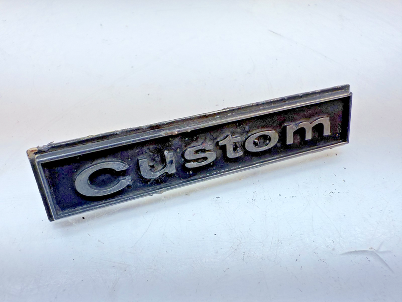 OEM GM Custom Chrome Metal Emblem Badge 327566 E6-118