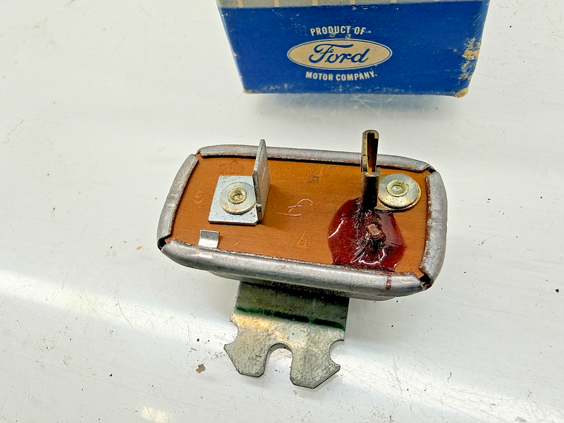 NOS 1960 - 1972 FORD VEHICLES INSTRUMENT PANEL CLUSTER VOLTAGE REGULATOR C57-42