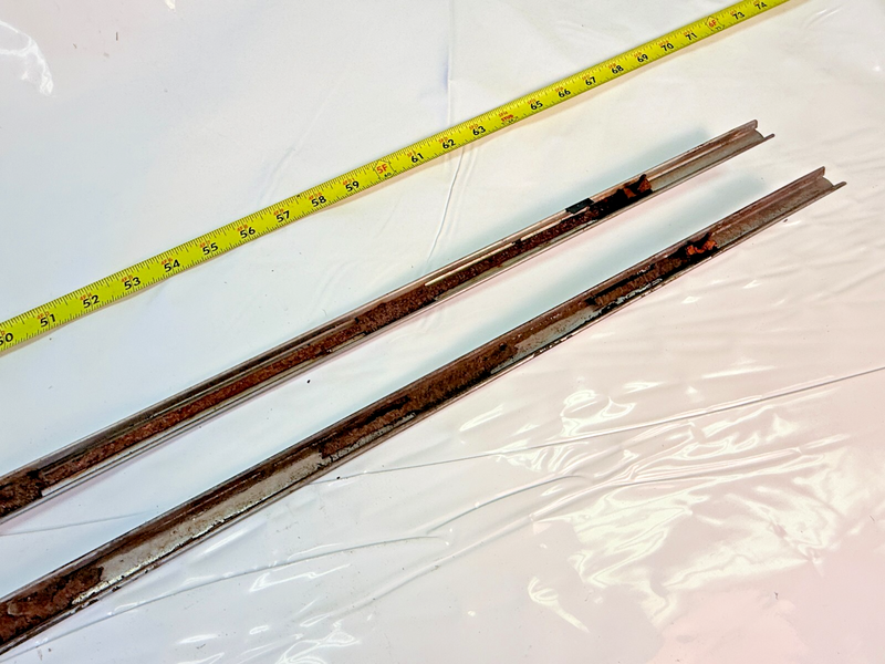 OEM 1960 Chevrolet Impala 4 Door Rear Long Quarter Fin Molding 69.5" 60 S1-63