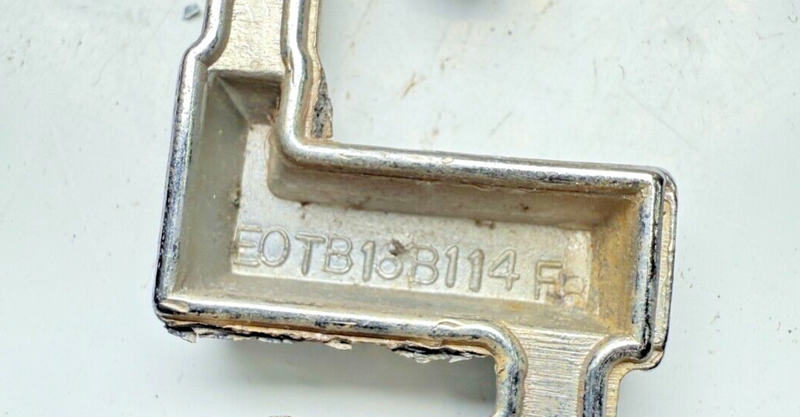 (1) OEM 980 - 1982 FORD F150 TRUCK SIDE METAL EMBLEM BADGE 80 81 82 B32-185