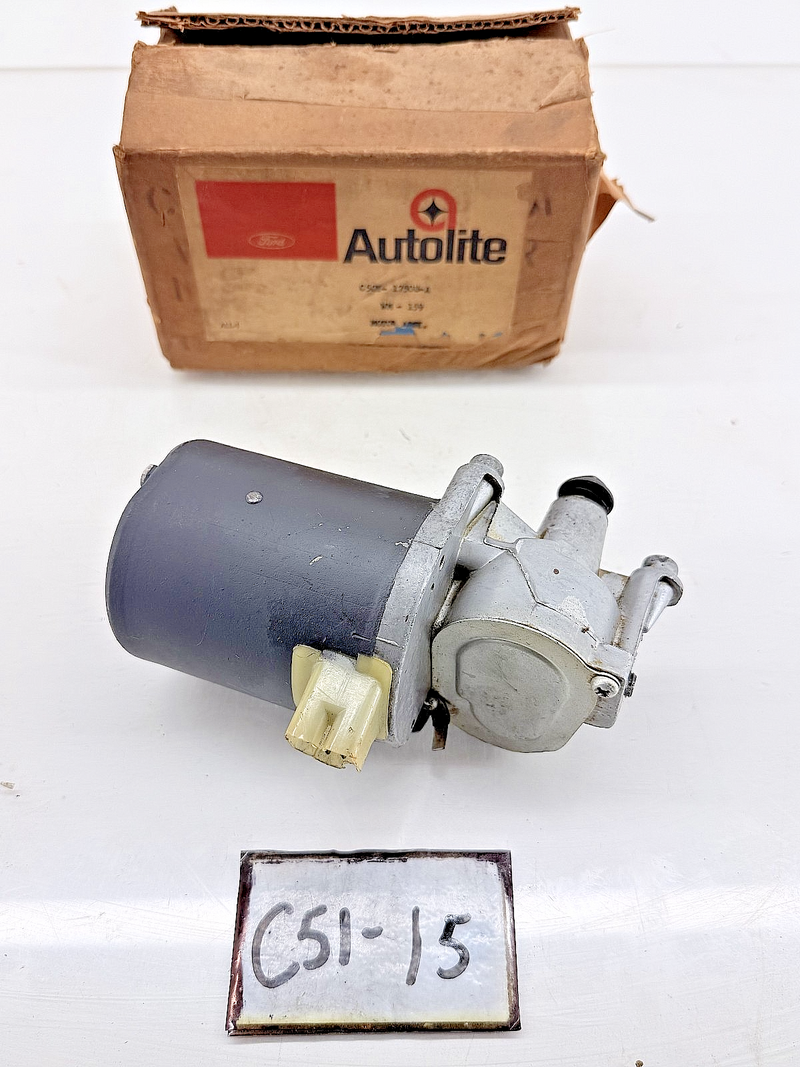 NOS OEM 1965 Mercury Ford Comet Windshield Wiper Motor C5GF-17504-A C51-15