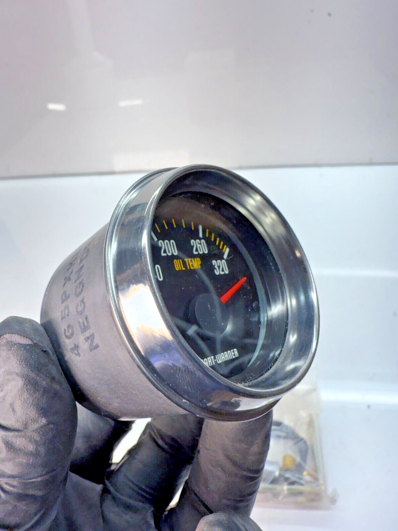 NOS Vintage Stewart Warner  Electric Oil Temperature Gauge P-82887 C22-8