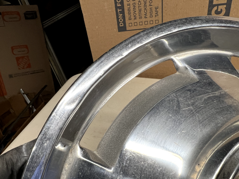 OEM 1965 65 Chevy Corvair Hubcap Rim Hub Cap Wheel Cover PAIR 13" 3962CB40 B40-5