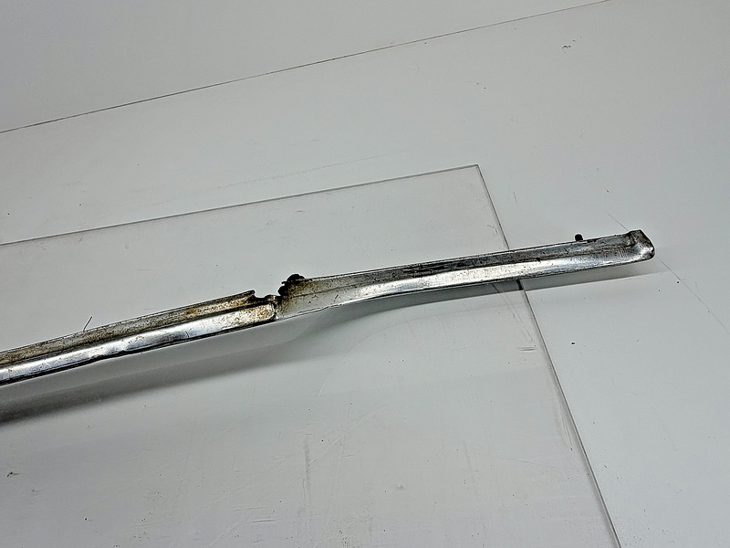 OEM 1964 Chevy Impala Belair Biscayne Hood Lip Molding Above Grille Aluminum