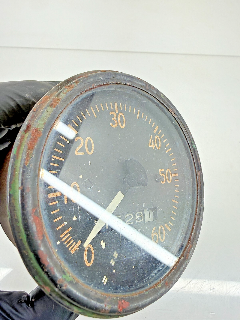 OEM 1946 - 64 Willys Jeep CJ2A CJ3A CJ3B GPW MB Speedo Speedometer 60MPH C33-33