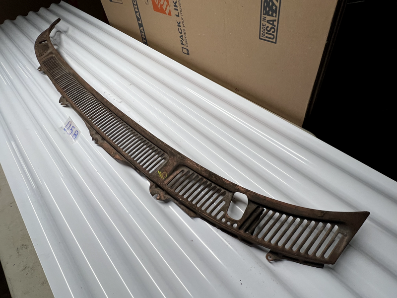 OEM 1960 Chevy Impala Windshield Wiper Cowl Vent Grill Panel Belair U5B-9