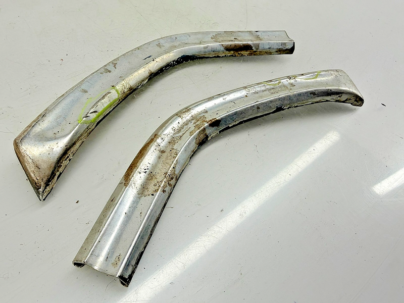 1965 Mercury Comet 202 404 PAIR Rear Quarter Extension Body Trim Moulding C60-48