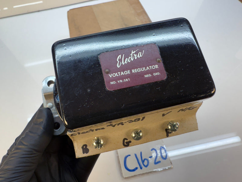 NOS Electra VR362 Voltage Regulator Cadillac Studebaker Federal 1936 C16-20