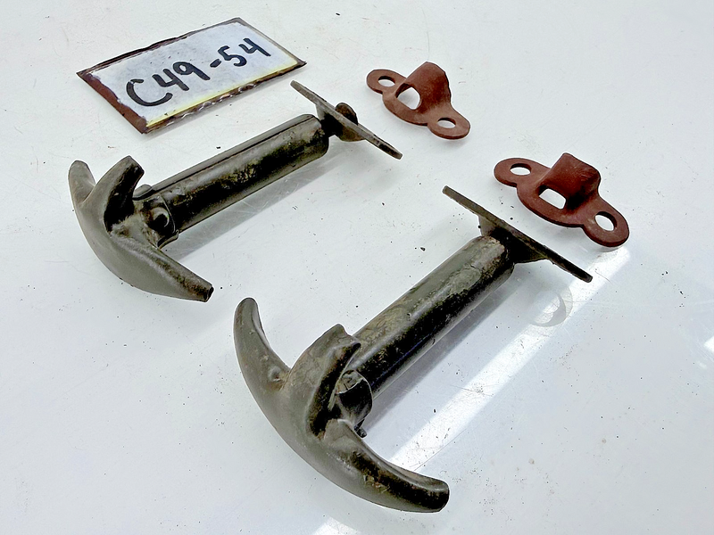 Original 1939 - 1945 Jeep Willys M38 SET Hood Latch Hooks GPW MB C49-54