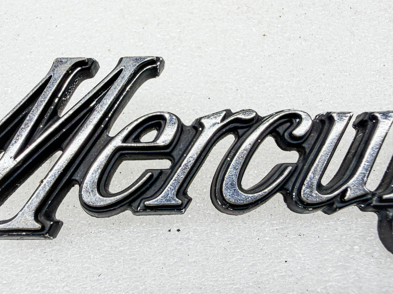 OEM 1973 - 1979 MERCURY COUGAR HOOD SCRIPT EMBLEM D3MB-8B357-AA E10-51