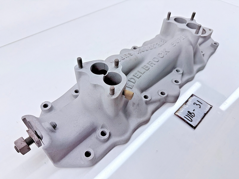 Vintage 1932-1948 Ford Flathead EDELBROCK SUPER Dual Carb Intake Manifold U1B-31