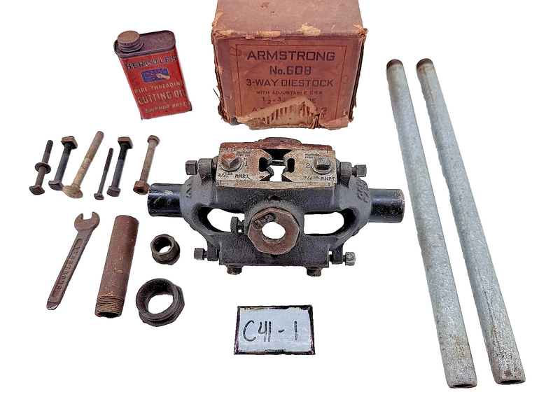 Armstrong 3-Way Adjustable DIESTOCK NO. 608 C41-1