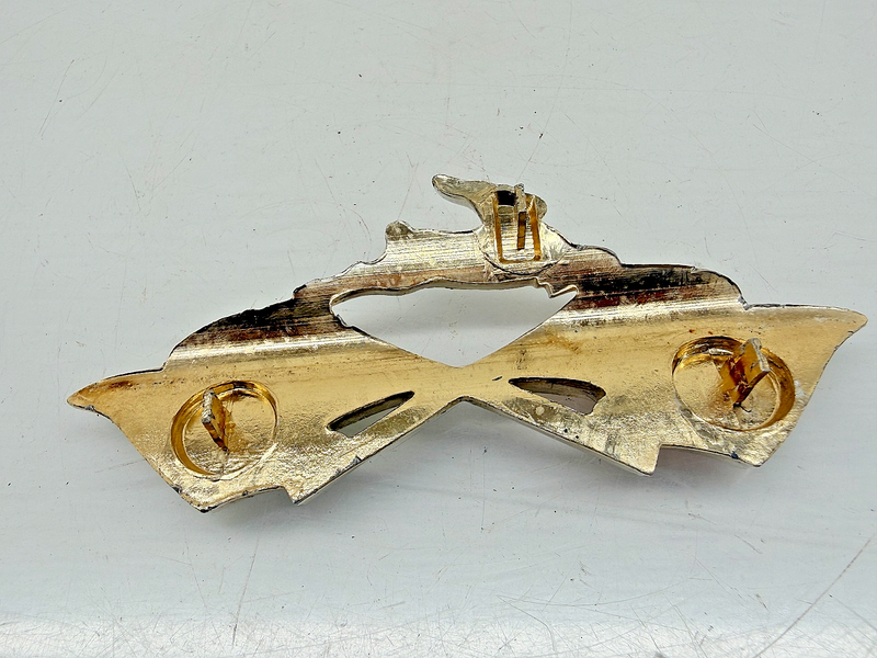 OEM 1960 1961 1962 Chevrolet Impala SS Rear Fender Emblem With Pins E9-88