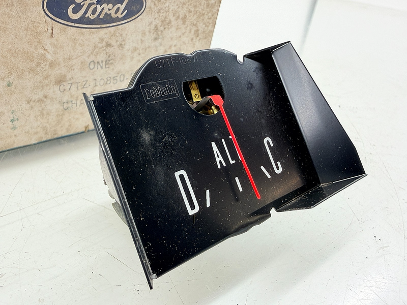 NOS 1967 - 1972 Ford Truck AMP Gauge Charge Indicator DC C7TZ-10850-B C72-12