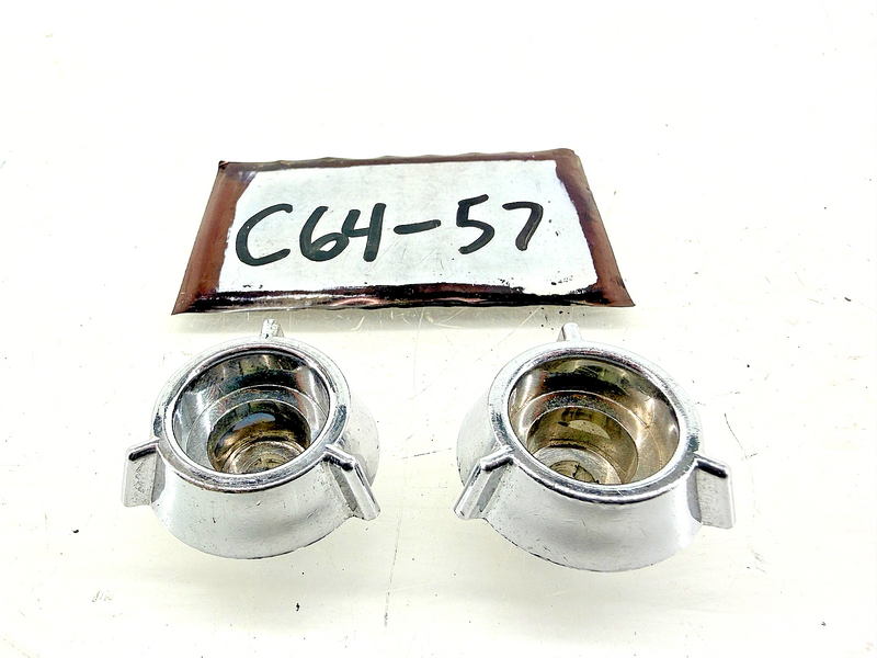 OEM 1971 1972 1973 Ford Mercury Mustang Cougar PAIR Inner Radio Knob C64-57