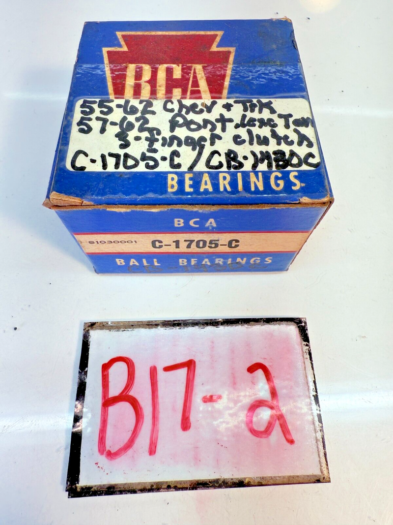 NOS BCA C-1705-C Clutch Release Bearing 1955 - 1962 Chevy Truck Pontiac B17-2