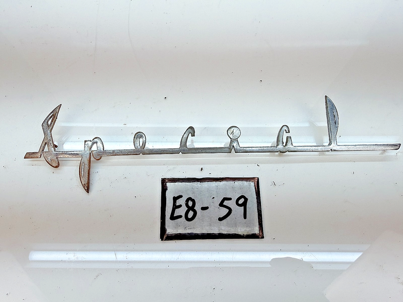 VINTAGE Original 1941 1942 PACKARD SPECIAL SCRIPT EMBLEM Badge E8-59