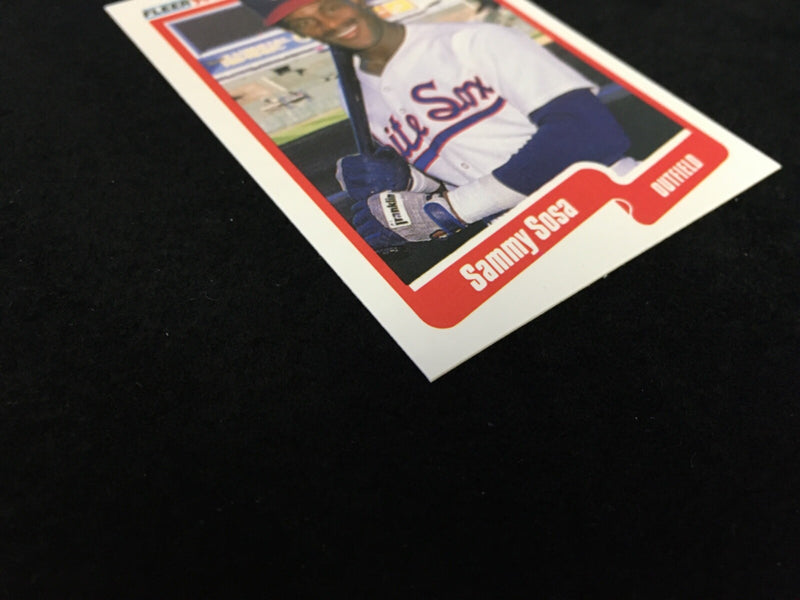 FRESHLY OPENED Sammy Sosa Fleer 1990 #548 Rookie Card ***DOB ERROR***🔥MINT🔥