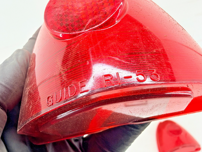 NOS 1953 Chevrolet Bel Air 210 150 Tail Light Lens Pair R1-53 5943403 C71-7