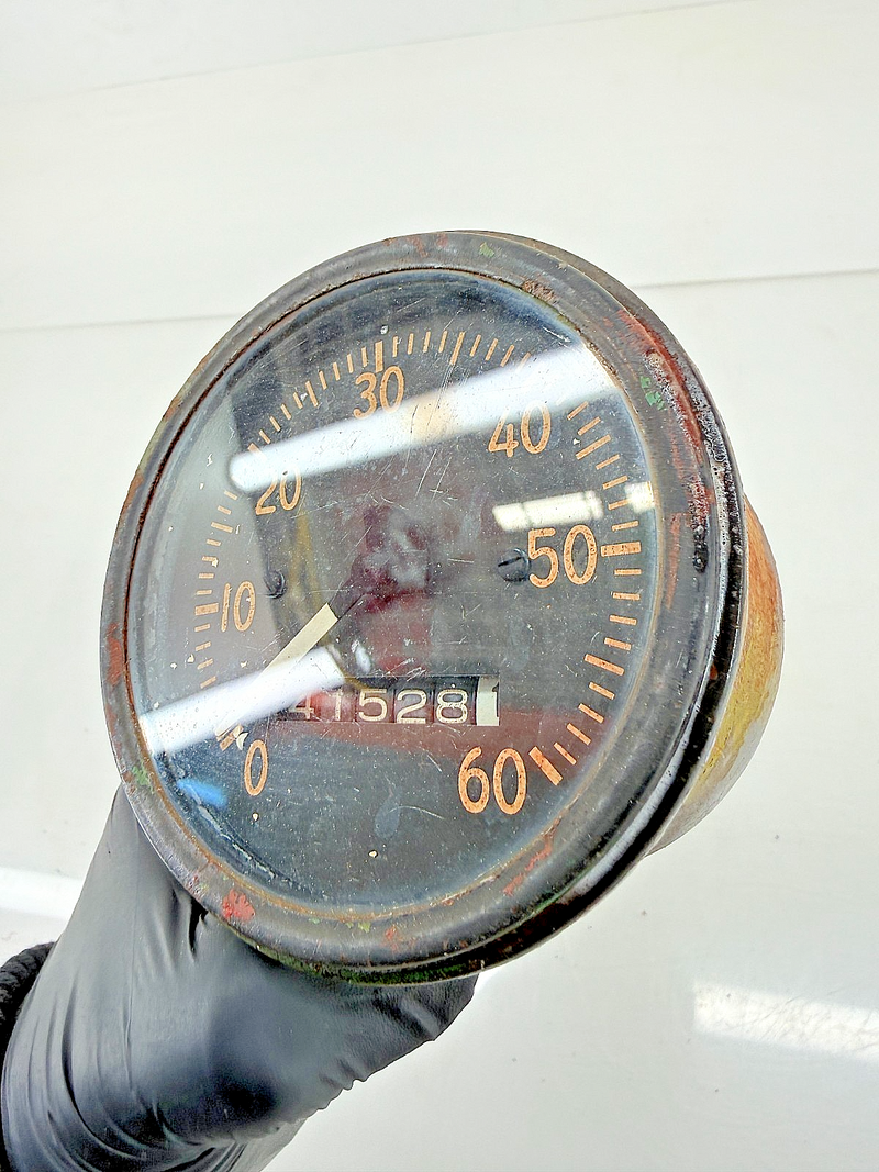 OEM 1946 - 64 Willys Jeep CJ2A CJ3A CJ3B GPW MB Speedo Speedometer 60MPH C33-33