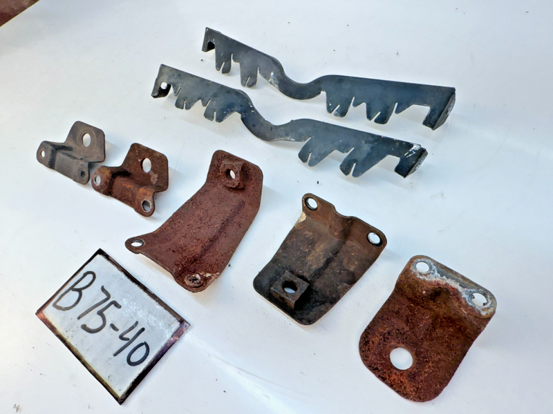 OEM 1960 Chevy Impala PAIR Grille Support Spacer & Misc Brackets B75-40