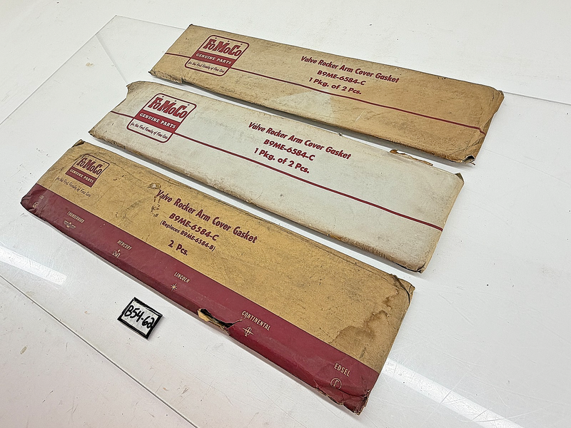 (1) NOS 1957 Ford Thunderbird Y-Block V8 Valve Cover Gasket 292 312 B9ME B54-62