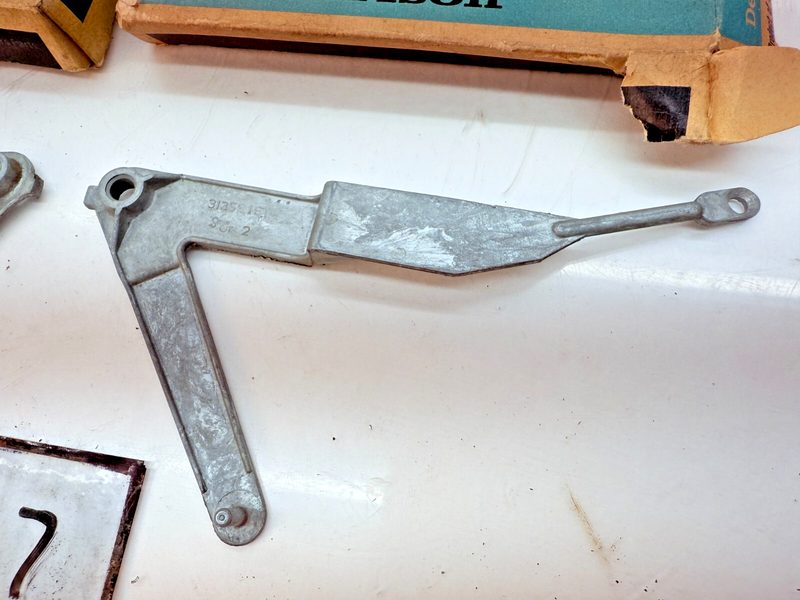 NOS Delco Harrison 1955 - 56 Chevy Bel Air Pair Heater Lever Temp Control B72-7