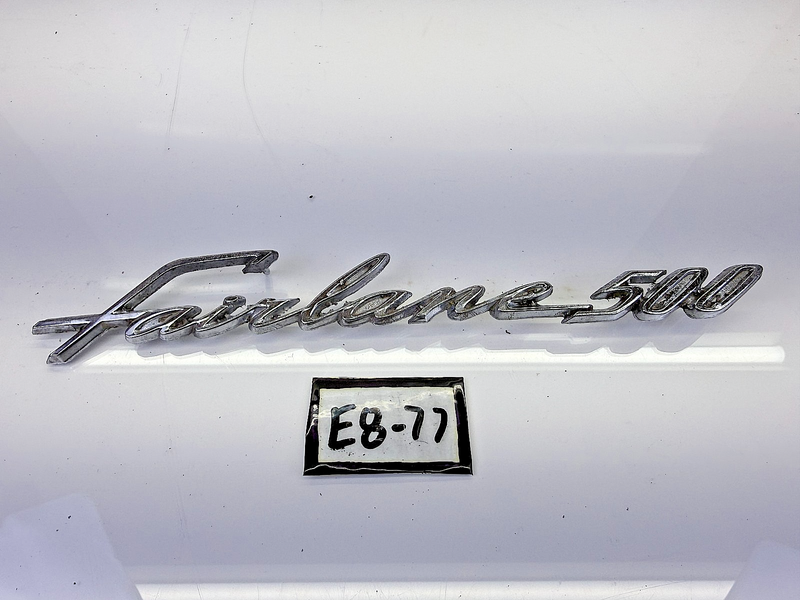 OEM Ford Motor Company "Fairlane 500" Emblem C2OB-6250401-E E8-77