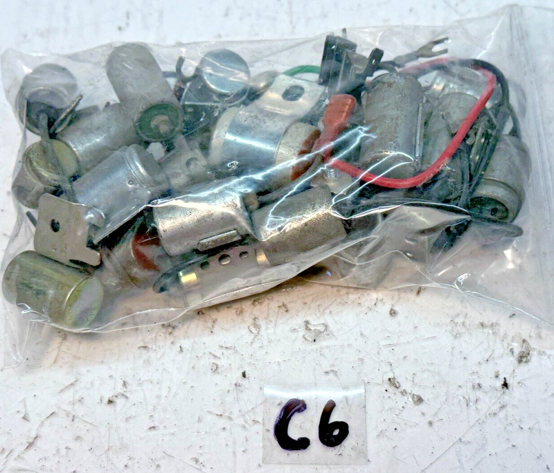 LOT VINTAGE Euro Bosch IGNITION CONDENSERS ROTORS LOT C6-23