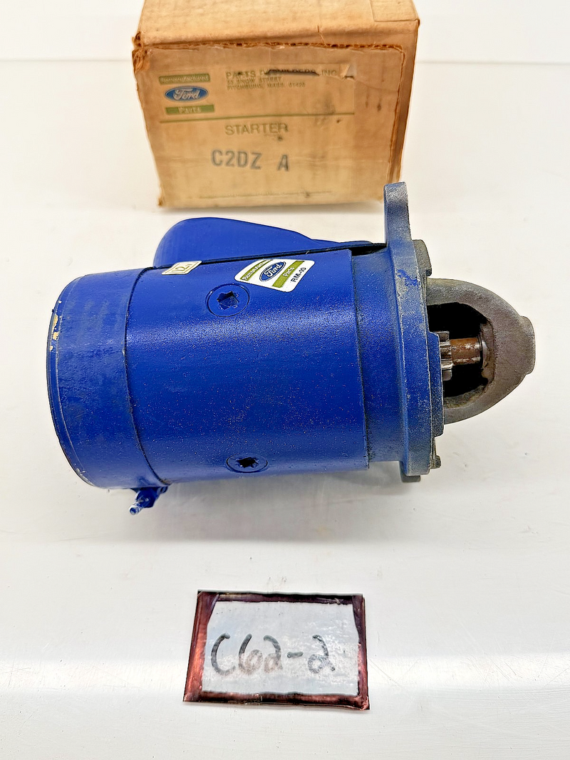 NOS 1962 - 1970 Ford Mustang Falcon Fairlane Starter C2DZ-A C3DF-11131-A C62-2