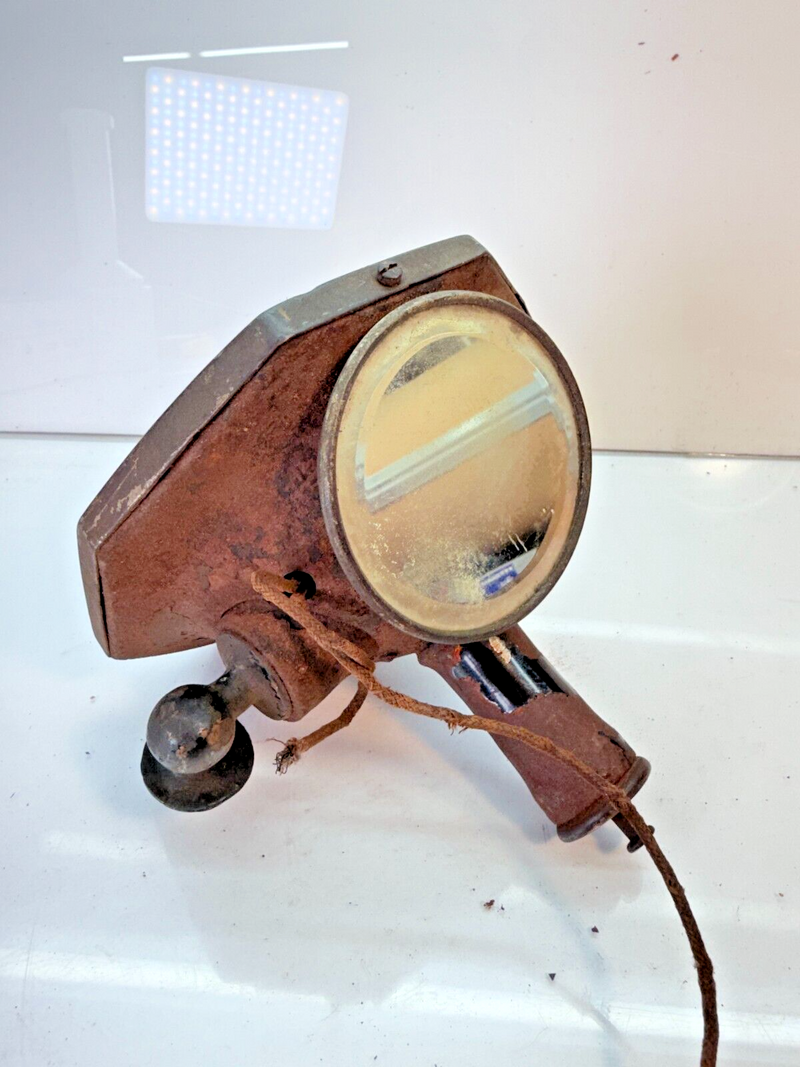 VINTAGE OLD CAR Kilbourn-Sauer Search SpotLight & Mirror 15048 Pre-1920's B58-3
