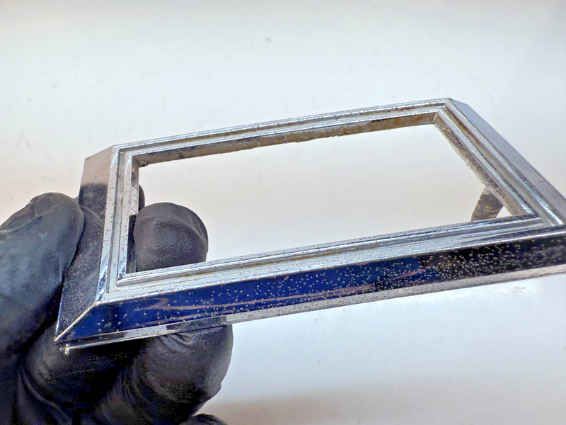 OEM 1968 CAMARO NOVA SS CORVETTE GM CHROME SIDE MARKER LIGHT BEZEL 3927459  E5-8