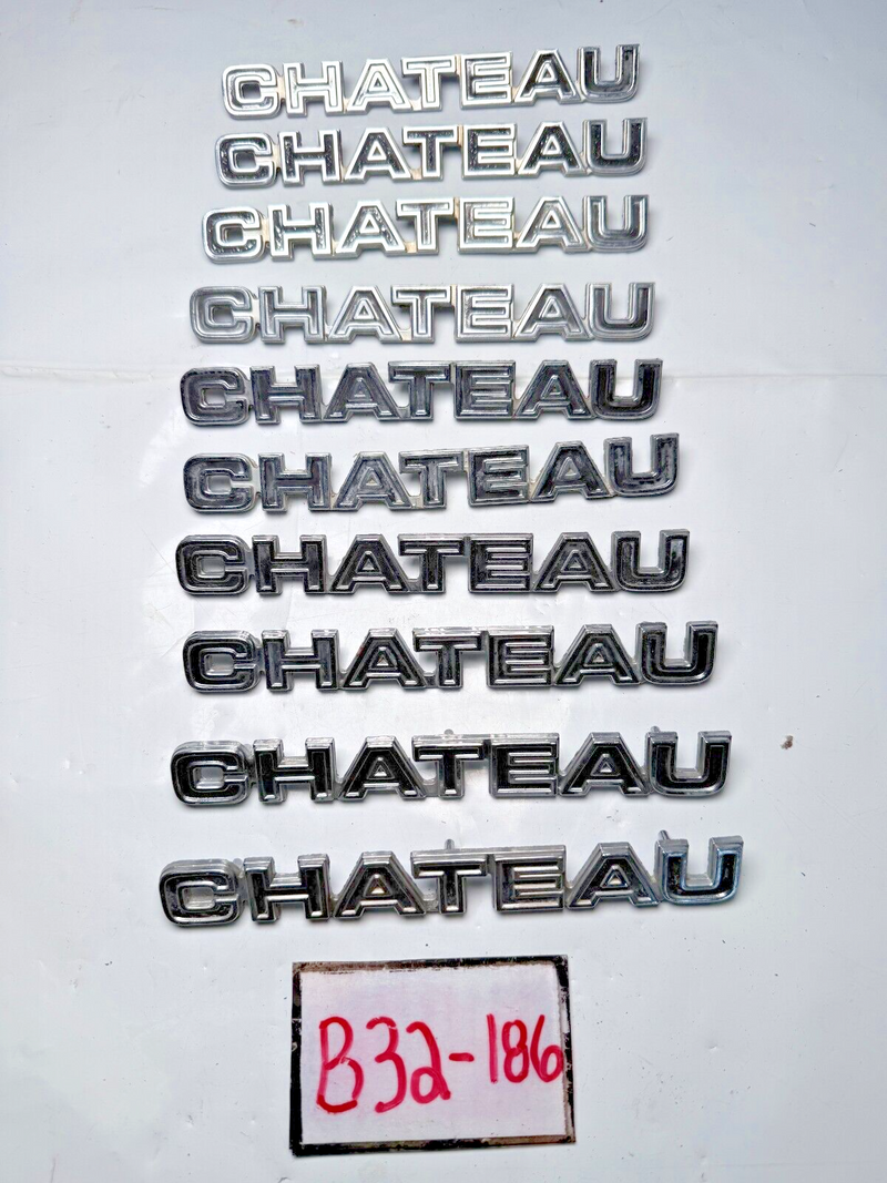 (1) OEM 1975-1979 Ford E100 E150 E250 Econoline Van CHATEAU EMBLEM B32-186