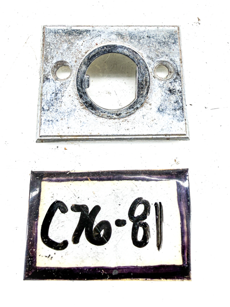 OEM 1966 MERCURY COMET CHROME MOUNTING PLATE FOMOCO C6GB-17530-B C76-181