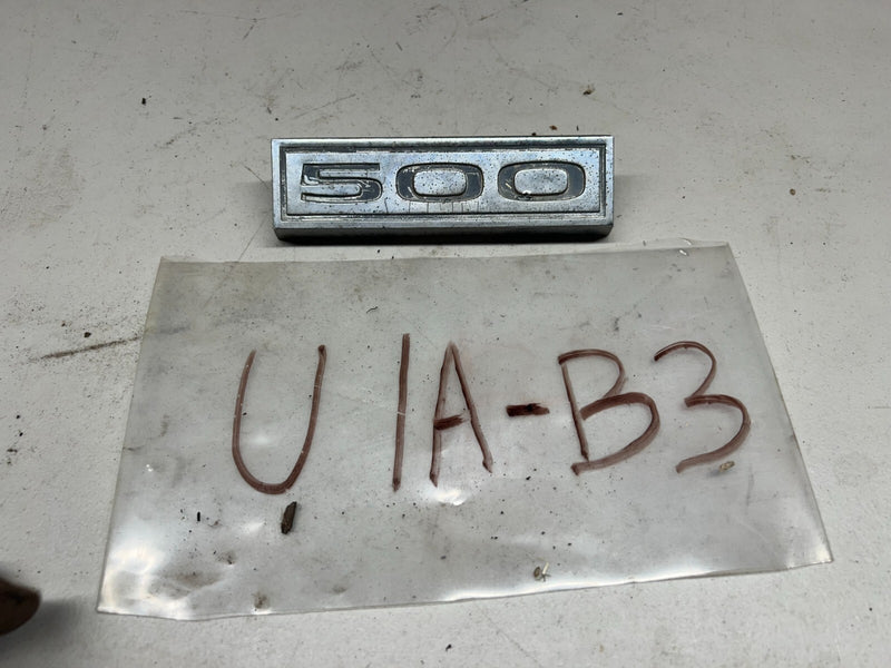 VINTAGE 1963 FORD GALAXIE 500 GAS FUEL DOOR EMBLEM C3AB-62405A72 FOMOCO U1A-B3