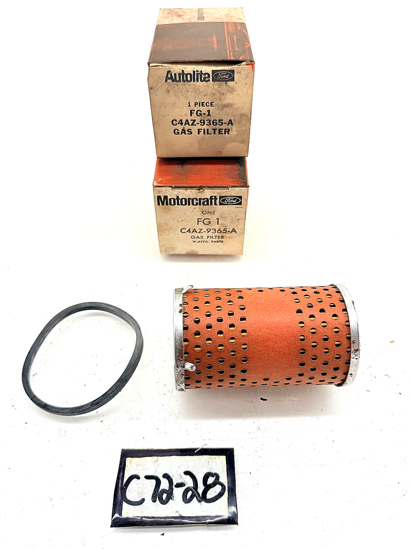 (1) NOS Ford Mustang Galaxie Falcon Bronco Gas Filter FG-1 C4AZ-9365-A C72-28