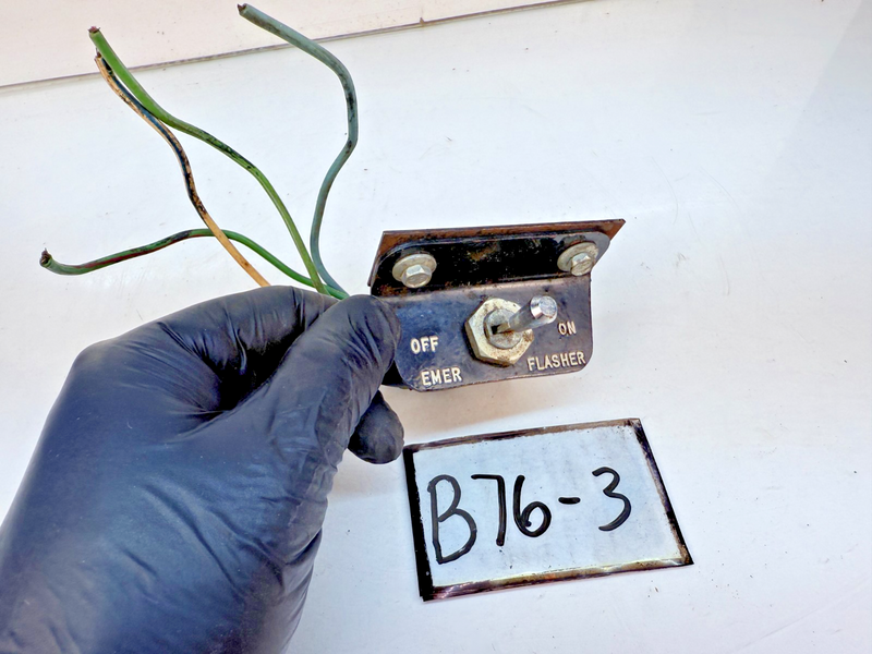 OEM 1966 Mustang Galaxie 4 Way Flasher Switch 1967 - 1969 FORD TRUCK W/O AIR B76