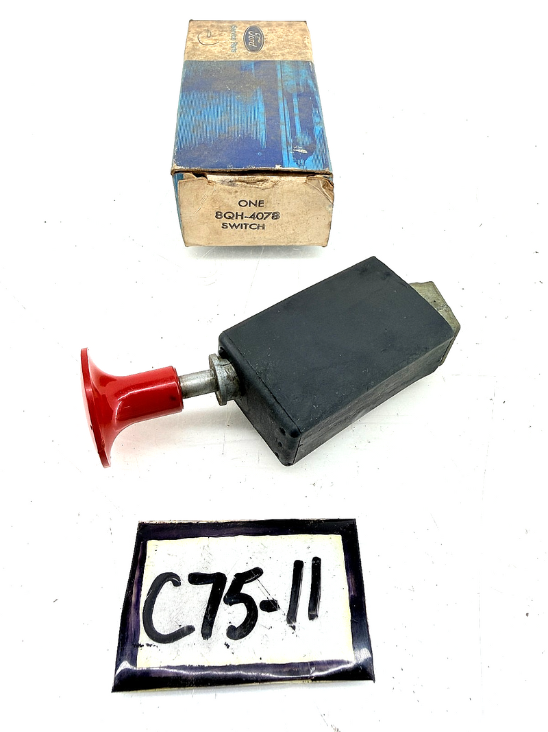 NOS 1948 - 1974 Ford Truck Eaton 2 Speed Axle Control Switch 8QH-4078 C75-11