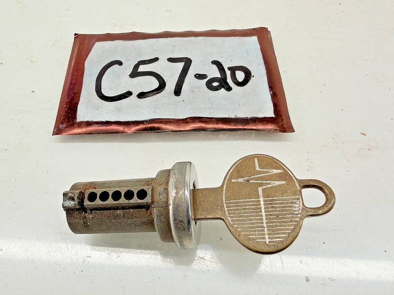 OEM 1960 - 1965 Mercury Comet Meteor Trunk Lock With Logo Key C57-20