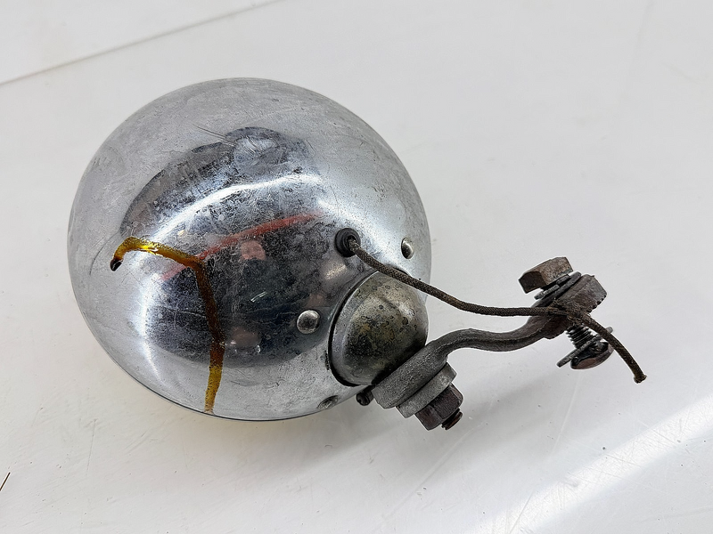 Vintage AUTO LAMP Model 10 Fog Lamp & Bracket Driving Light HOT RAT ROD C36-64